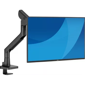 Monitor-Tischhalterung IIYAMA DS6001C-B1 für 49-Zoll-Bildschirme (124,5 cm), Klemme/Tischdurchführung, VESA 75x75–100x100, höhenverstellbar, neigbar -60–50°, schwarz
