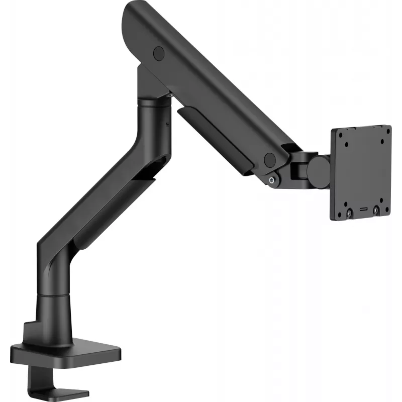 Monitor-Tischhalterung IIYAMA DS6001C-B1 für 49-Zoll-Bildschirme (124,5 cm), Klemme/Tischdurchführung, VESA 75x75–100x100, höhenverstellbar, neigbar -60–50°, schwarz