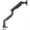 Monitor-Tischhalterung IIYAMA DS6001C-B1 für 49-Zoll-Bildschirme (124,5 cm), Klemme/Tischdurchführung, VESA 75x75–100x100, höhenverstellbar, neigbar -60–50°, schwarz