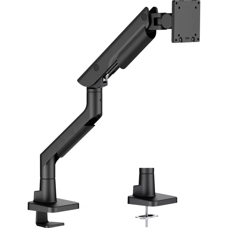 Monitor-Tischhalterung IIYAMA DS6001C-B1 für 49-Zoll-Bildschirme (124,5 cm), Klemme/Tischdurchführung, VESA 75x75–100x100, höhenverstellbar, neigbar -60–50°, schwarz