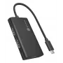 ICY BOX Adapter USB Type-C auf 3x HDMI, USB 3.2 Gen 2 (3.1 Gen 2) Type-C, HDMI, 10000 Mbit/s, 144 Hz, 3840 x 2160, 7680 x 4320, 7680 x 4320 Pixel