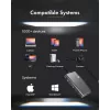 ICY BOX Adapter USB Type-C auf 3x HDMI, USB 3.2 Gen 2 (3.1 Gen 2) Type-C, HDMI, 10000 Mbit/s, 144 Hz, 3840 x 2160, 7680 x 4320, 7680 x 4320 Pixel