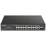 D-Link DGS-1100-18PV2 Netzwerk-Switch Managed L2 Gigabit Ethernet (10/100/1000) Power over Ethernet (PoE) 1U Schwarz