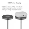 Wireless Charger pad CLUB3D CAC-3027 Qi2 25W MagSafe-kompatibles magnetisches Pad, DC Ladegerät für Innenräume, 1 m Kabel, schwarz