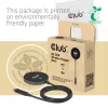 Wireless Charger pad CLUB3D CAC-3027 Qi2 25W MagSafe-kompatibles magnetisches Pad, DC Ladegerät für Innenräume, 1 m Kabel, schwarz