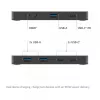 KVM switch club 3d Dual USB-C to HDMI, 2‑port, 4K UHD 3840x2160, USB-C console, 65W PD, schwarz