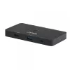 KVM switch club 3d Dual USB-C to HDMI, 2‑port, 4K UHD 3840x2160, USB-C console, 65W PD, schwarz