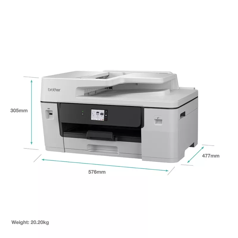 Multifunktions-Tintenstrahldrucker Brother MFC-J6760DW — A3, 1200 x 4800 DPI, 31 Seiten/Min., WLAN, Ethernet
