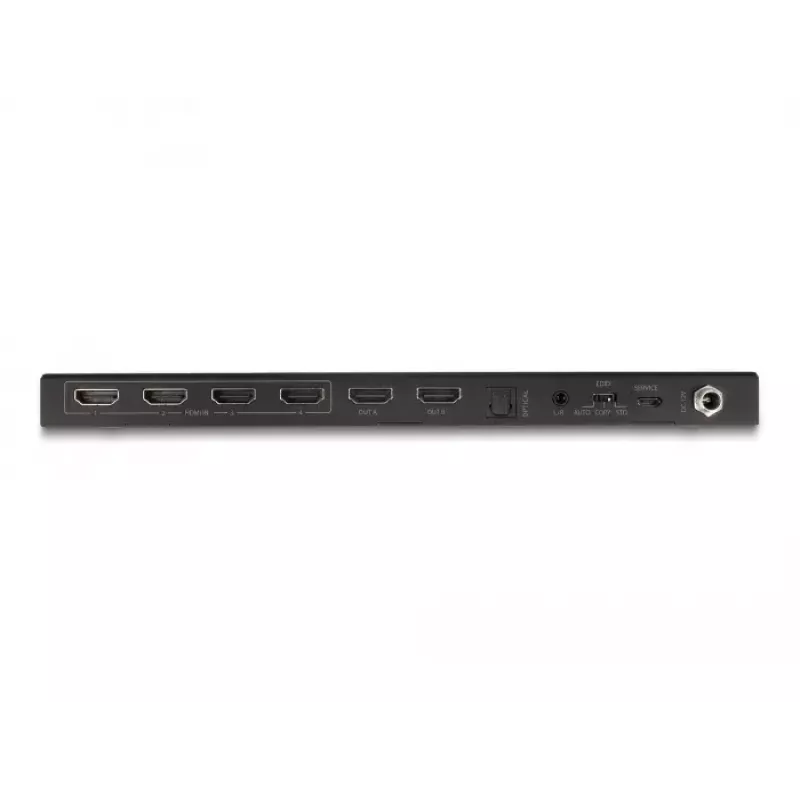 DeLOCK HDMI Matrix Switch 4 x HDMI in zu 2 x HDMI out 4K 60 Hz