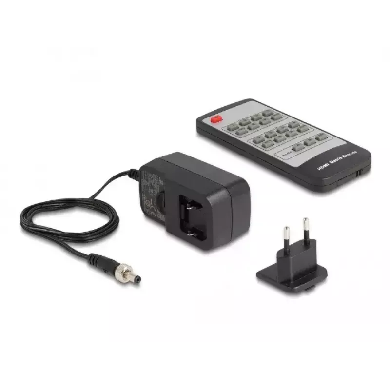 DeLOCK HDMI Matrix Switch 4 x HDMI in zu 2 x HDMI out 4K 60 Hz