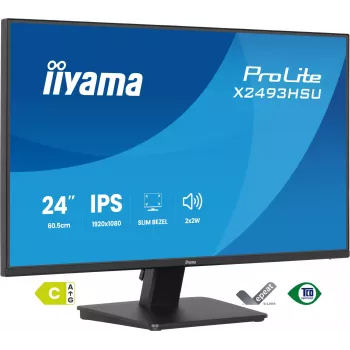 Monitor IIYAMA X2493HSU-B1 24 Zoll (60,5 cm) IPS 16:10 HDMI DisplayPort 2×USB