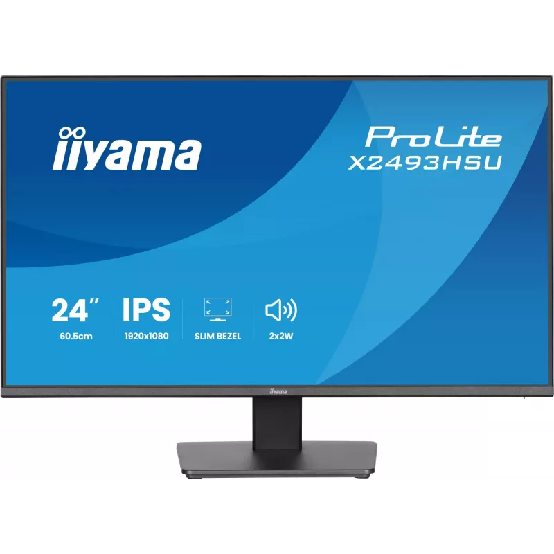 Monitor IIYAMA X2493HSU-B1 24 Zoll (60,5 cm) IPS 16:10 HDMI DisplayPort 2×USB