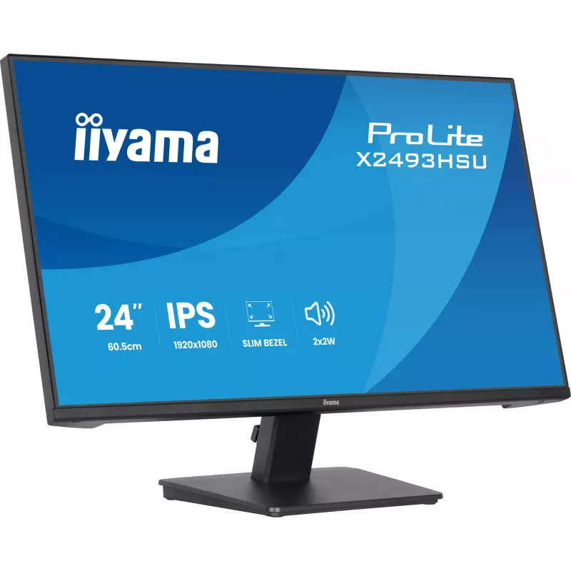 Monitor IIYAMA X2493HSU-B1 24 Zoll (60,5 cm) IPS 16:10 HDMI DisplayPort 2×USB