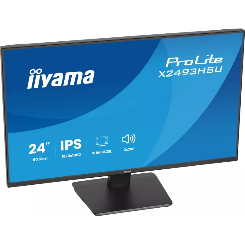 Monitor IIYAMA X2493HSU-B1 24 Zoll (60,5 cm) IPS 16:10 HDMI DisplayPort 2×USB