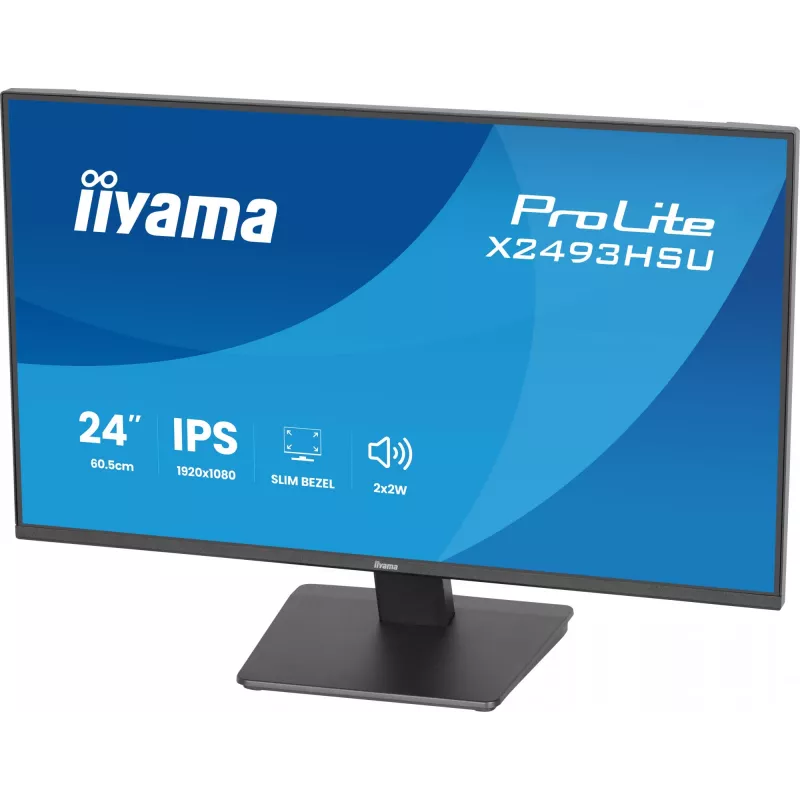 Monitor IIYAMA X2493HSU-B1 24 Zoll (60,5 cm) IPS 16:10 HDMI DisplayPort 2×USB