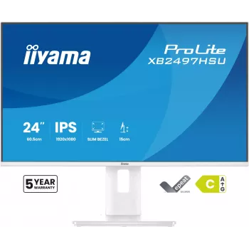 iiyama ProLite XB2497HSU-W1 Computermonitor 60,5 cm (23,8 Zoll) 1920 x 1080 Pixel Full HD LED Weiß