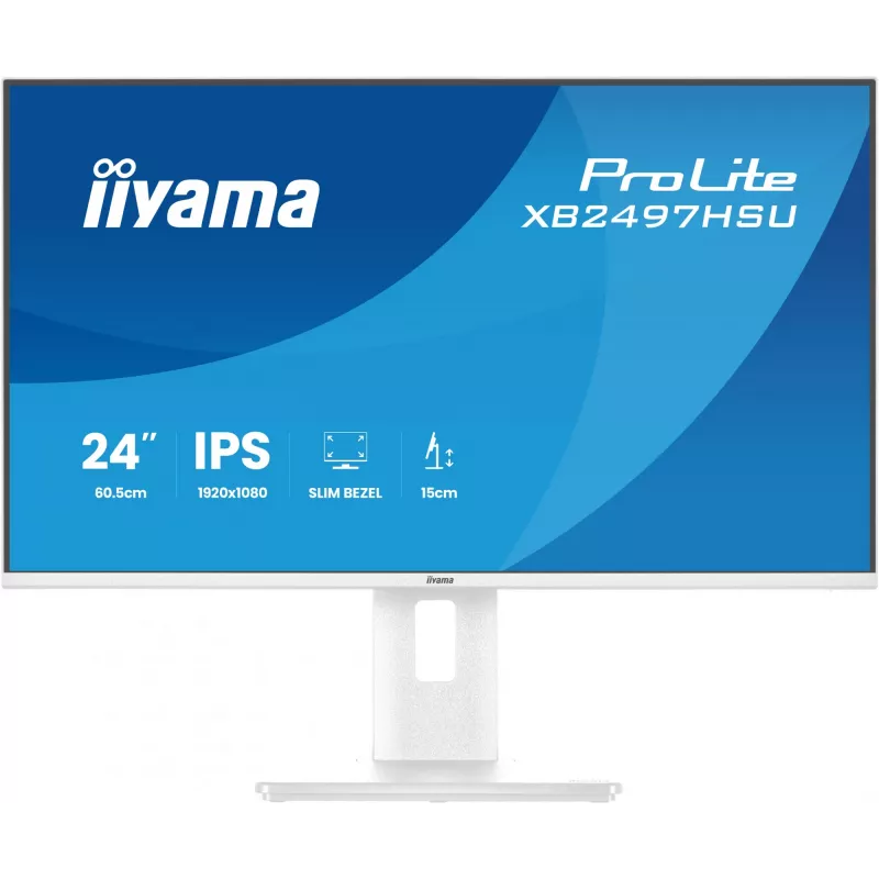 iiyama ProLite XB2497HSU-W1 Computermonitor 60,5 cm (23,8 Zoll) 1920 x 1080 Pixel Full HD LED Weiß
