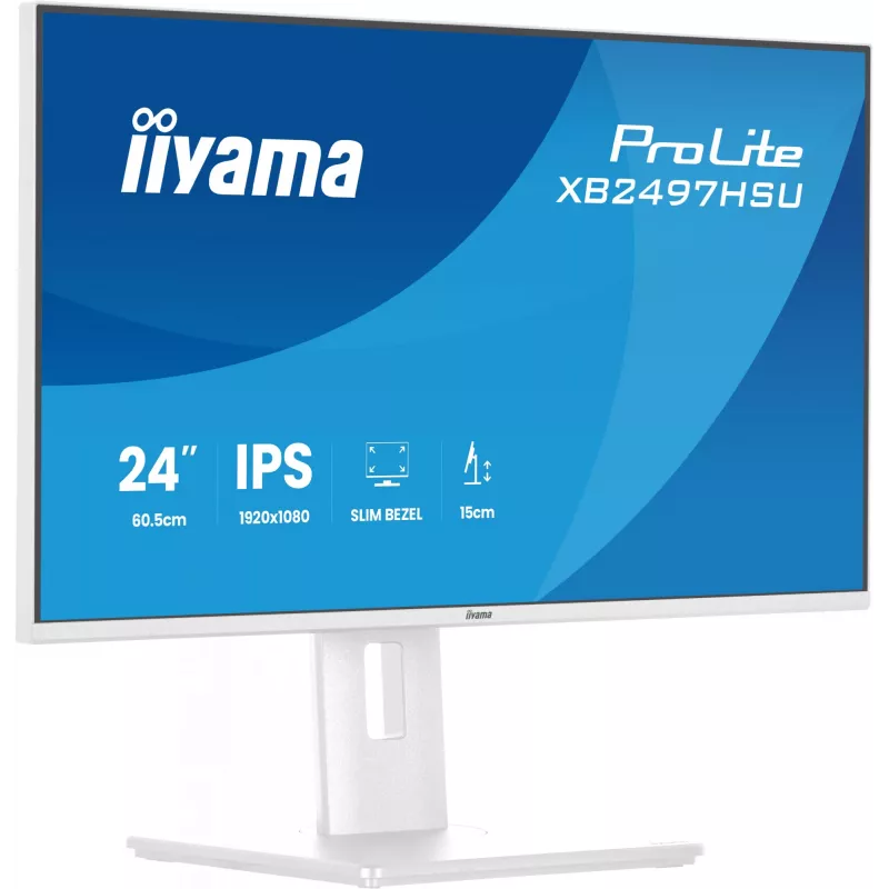 iiyama ProLite XB2497HSU-W1 Computermonitor 60,5 cm (23,8 Zoll) 1920 x 1080 Pixel Full HD LED Weiß