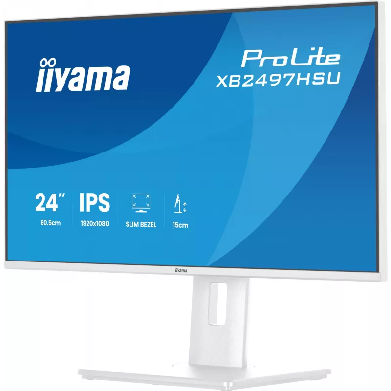 iiyama ProLite XB2497HSU-W1 Computermonitor 60,5 cm (23,8 Zoll) 1920 x 1080 Pixel Full HD LED Weiß