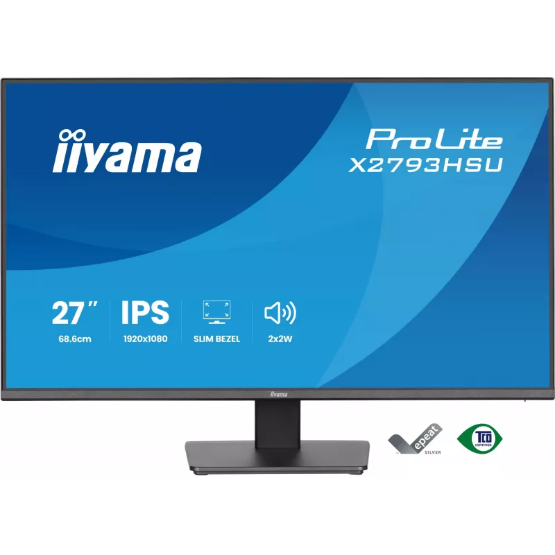 iiyama ProLite X2793HSU-B1 Computermonitor 68,6 cm (27 Zoll) 1920 x 1080 Pixel Full HD LED Schwarz