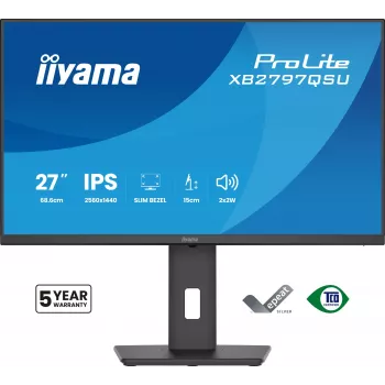 iiyama ProLite XB2797QSU-B1 Computermonitor 68,6 cm (27 Zoll) 2560 x 1440 Pixel Quad HD LED Schwarz