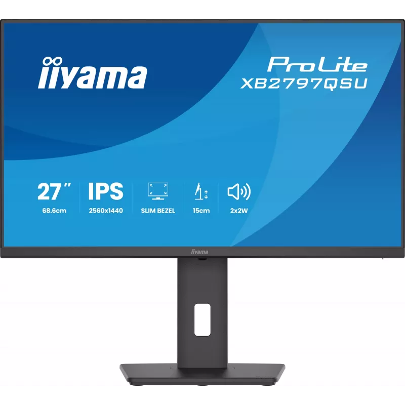 iiyama ProLite XB2797QSU-B1 Computermonitor 68,6 cm (27 Zoll) 2560 x 1440 Pixel Quad HD LED Schwarz