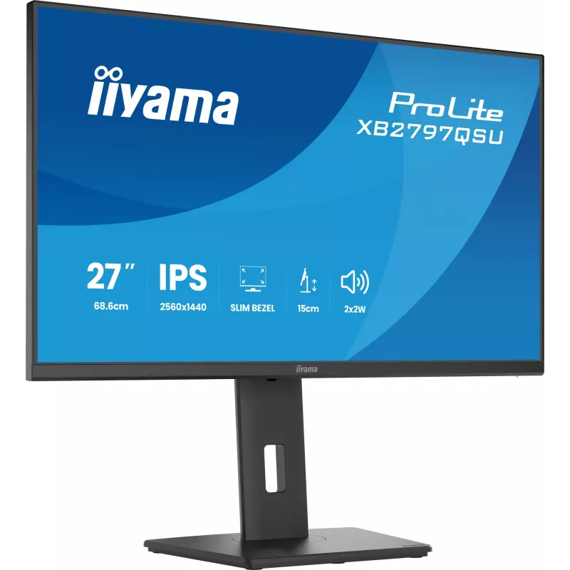iiyama ProLite XB2797QSU-B1 Computermonitor 68,6 cm (27 Zoll) 2560 x 1440 Pixel Quad HD LED Schwarz