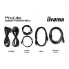 43 Zoll IIYAMA ProLite X4373UHSU-B2 LED 4K Ultra HD Monitor, 3840×2160, VA-Panel, 3 ms, 450 cd/m², USB 3.2 Hub, Lautsprecher, VESA, schwarz