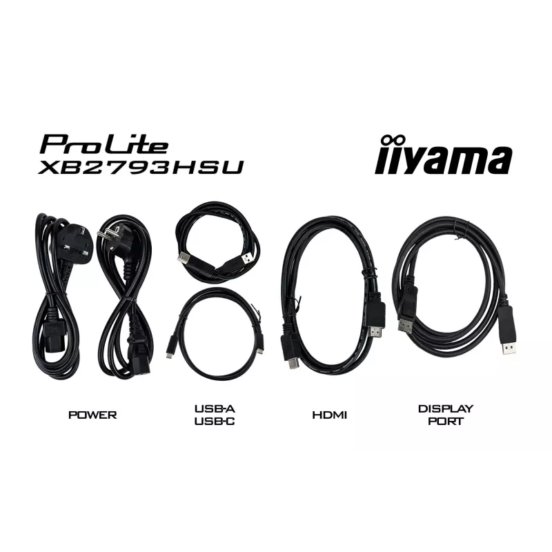 43 Zoll IIYAMA ProLite X4373UHSU-B2 LED 4K Ultra HD Monitor, 3840×2160, VA-Panel, 3 ms, 450 cd/m², USB 3.2 Hub, Lautsprecher, VESA, schwarz