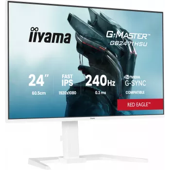 Monitor IIYAMA G-Master GB2471HSU-W1 23,8 Zoll (60,5 cm) Full HD HDMI/DP/USB Weiß
