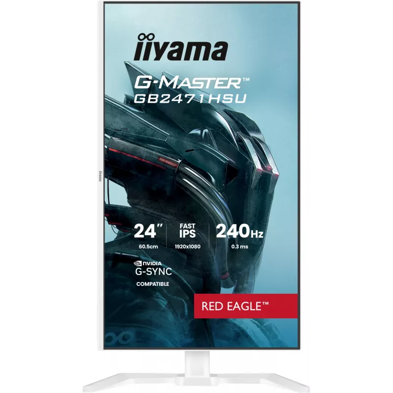 Monitor IIYAMA G-Master GB2471HSU-W1 23,8 Zoll (60,5 cm) Full HD HDMI/DP/USB Weiß