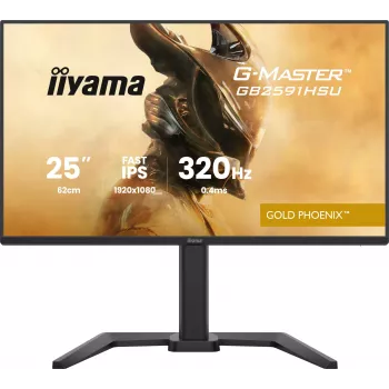 Gaming-Monitor IIYAMA G-Master GB2591HSU-B1 24,5 Zoll (68,6 cm) Full HD – HDMI/DisplayPort/USB, Schwarz