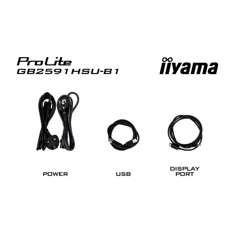 Gaming-Monitor IIYAMA G-Master GB2591HSU-B1 24,5 Zoll (68,6 cm) Full HD – HDMI/DisplayPort/USB, Schwarz