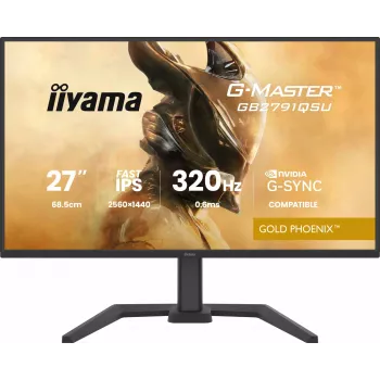 Gaming-Monitor IIYAMA GB2791QSU-B1 68,6 cm (27 Zoll) QHD mit HDMI, DisplayPort und USB, schwarz