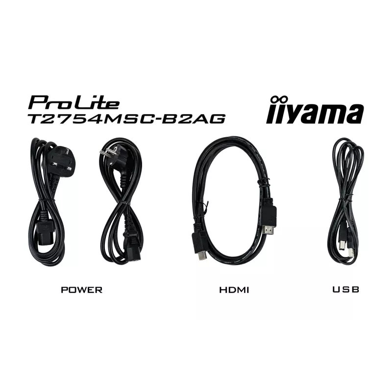 Monitor IIYAMA ProLite T2754MSC-B2AG 27 Zoll (68,6 cm) Full HD LED HDMI/VGA/USB, schwarz