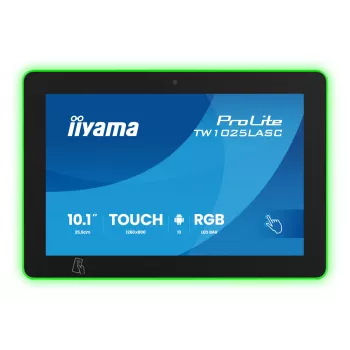Monitor iiyama ProLite TW1025LASC-B3PNR 10,1 Zoll (25,6 cm) WXGA IPS LED Touchscreen, 1280x800, 16:10, USB-Hub, Lautsprecher, VESA, Schwarz