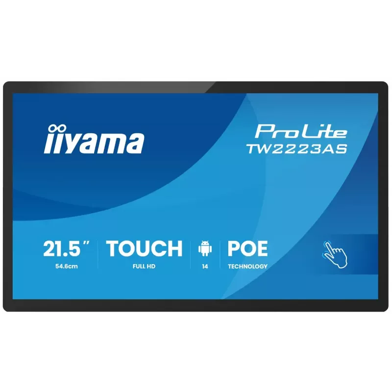Monitor IIYAMA TW2223AS-B3P 21,5 Zoll (55,0 cm) M-Touch USB-C Android 16:9