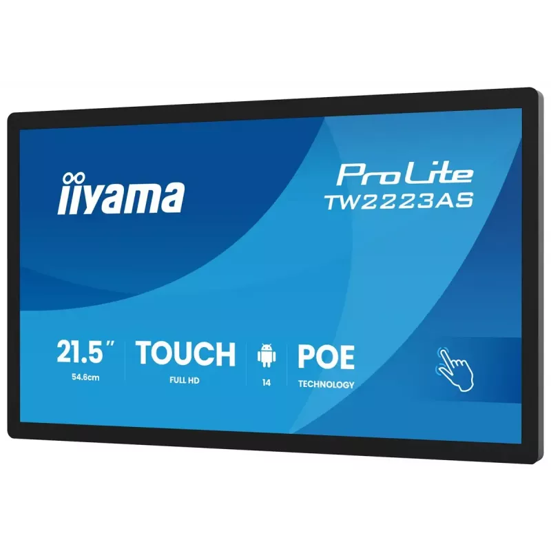 Monitor IIYAMA TW2223AS-B3P 21,5 Zoll (55,0 cm) M-Touch USB-C Android 16:9