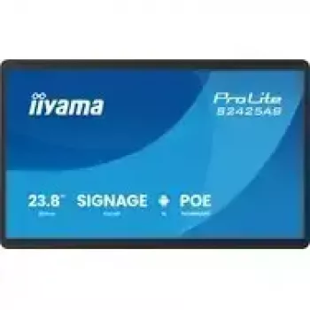iiyama ProLite S2425AS-B1P Digital Signage Flachbildschirm 60,5 cm (23,8 Zoll) LCD Wi-Fi 500 cd/m² Full HD Schwarz Integrierter Prozessor Android 24/7