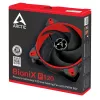 ARCTIC BioniX P120 (Rot) – Druckoptimierter 120-mm-Gaming-Lüfter mit PWM PST