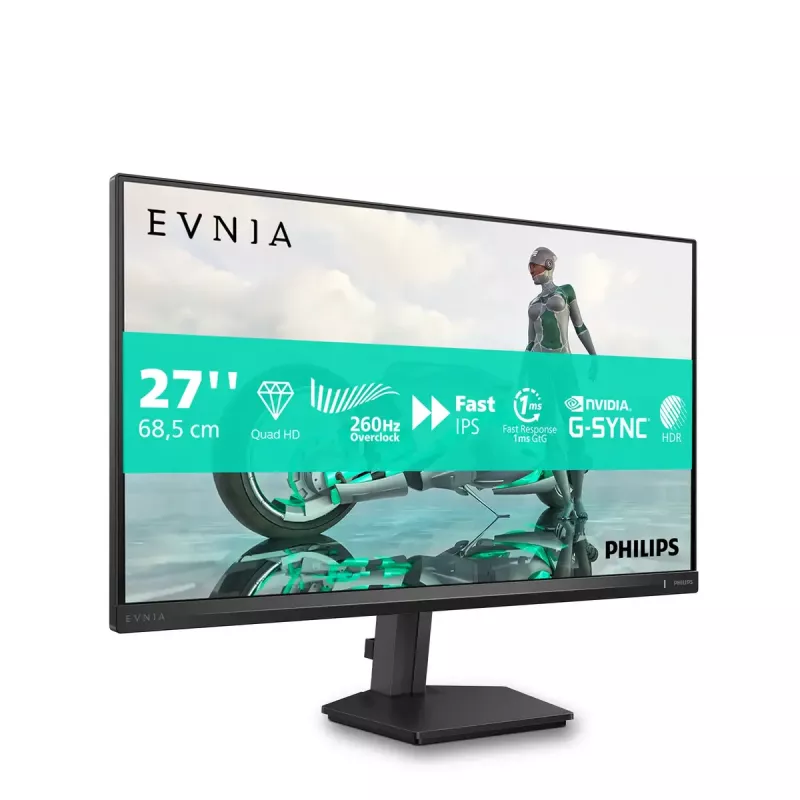 Computer-Monitor Philips Evnia 3000 27M2N3500PF/00 27 Zoll (68,6 cm) Quad HD 2560×1440 LCD, 16:9, VESA, Schwarz