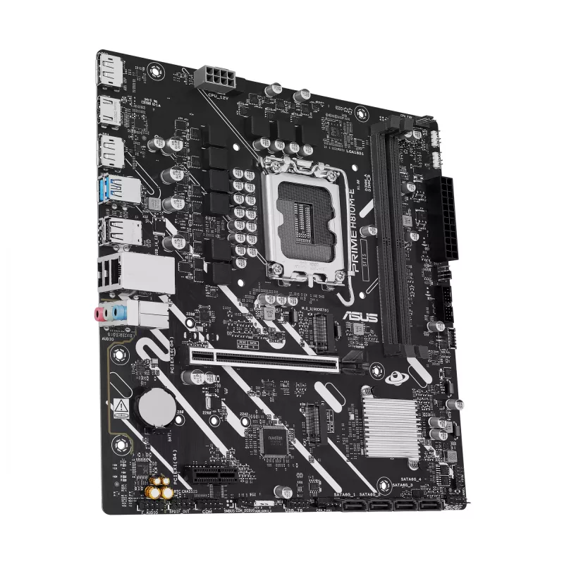ASUS PRIME H810M-E-CSM Motherboard LGA1851 Intel H810 mATX, 2×DDR5, 2×DisplayPort, 1×HDMI