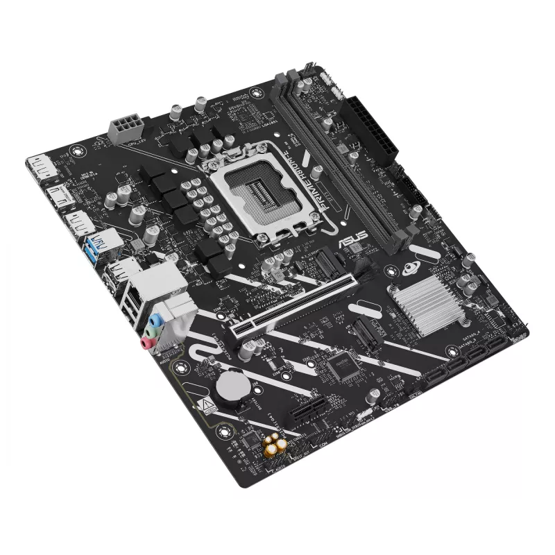 ASUS PRIME H810M-E-CSM Motherboard LGA1851 Intel H810 mATX, 2×DDR5, 2×DisplayPort, 1×HDMI
