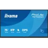 iiyama TN7505A-B1AG Signage Display Interaktives Flachbildschirm-Display 189,3 cm (74,5 Zoll) 500 cd/m² 4K Ultra HD Schwarz Touchscreen