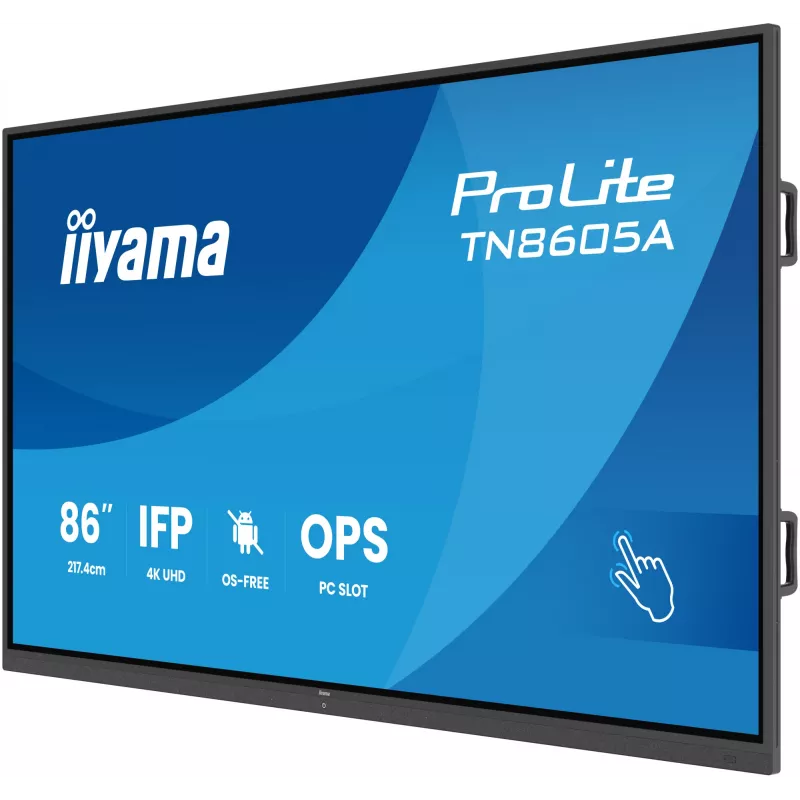 iiyama TN8605A-B1AG Signage Display Interaktives Flachbildschirm 2,17 m (85,6 Zoll) 500 cd/m² 4K Ultra HD Schwarz Touchscreen