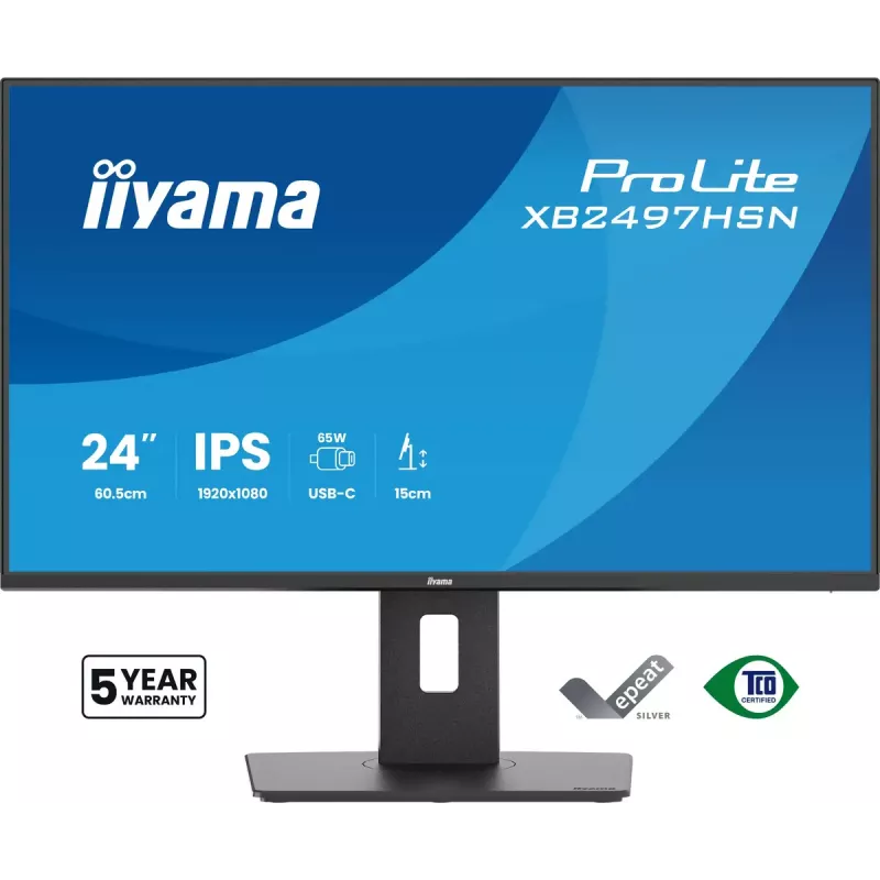 iiyama ProLite XB2497HSN-B1 Computermonitor 60,5 cm (23,8 Zoll) 1920 x 1080 Pixel Full HD LED Schwarz