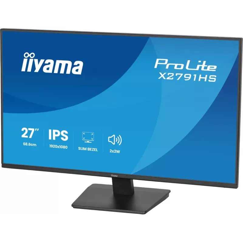 Computer monitor IIYAMA ProLite X2791HS-B1 27 inch IPS Full HD 1920x1080 LED Matt, built-in speakers, VESA mount, Schwarz