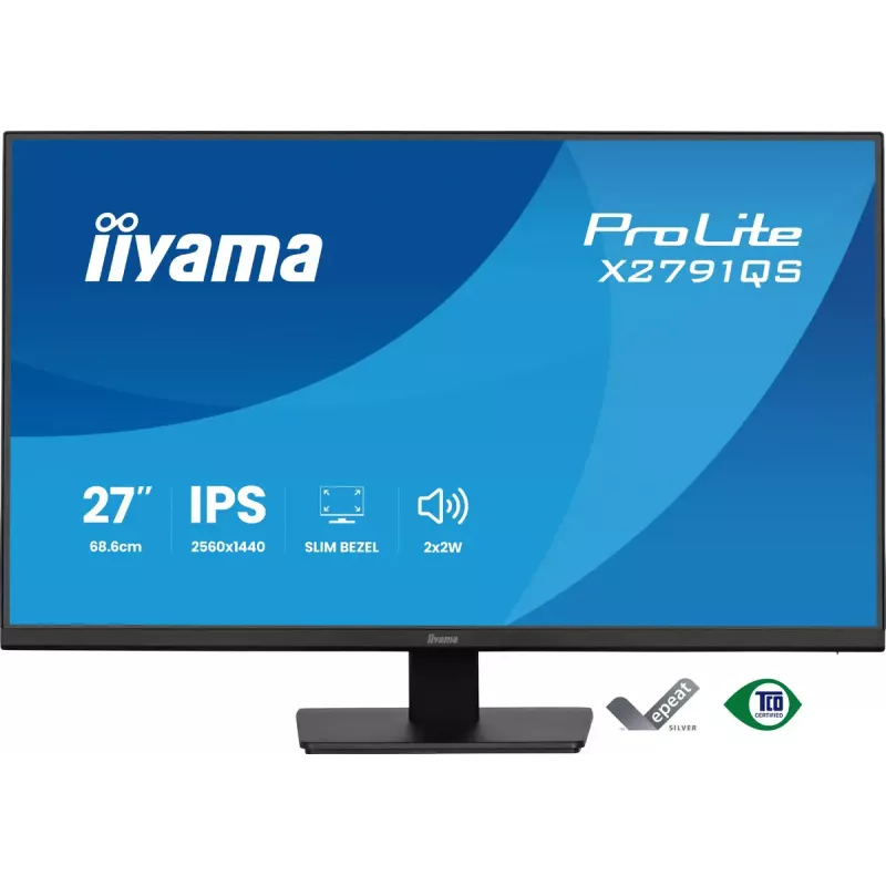 iiyama ProLite X2791QS-B1 Computer-Monitor 68,6 cm (27 Zoll) 2560 x 1440 Pixel Quad HD LED Schwarz