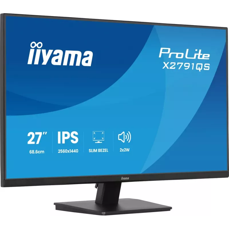 iiyama ProLite X2791QS-B1 Computer-Monitor 68,6 cm (27 Zoll) 2560 x 1440 Pixel Quad HD LED Schwarz