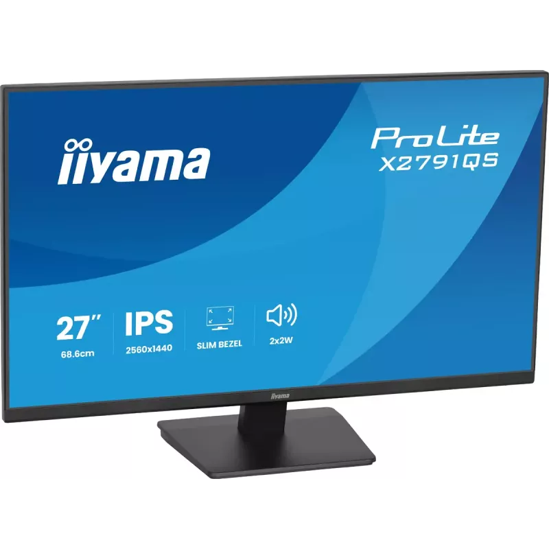 iiyama ProLite X2791QS-B1 Computer-Monitor 68,6 cm (27 Zoll) 2560 x 1440 Pixel Quad HD LED Schwarz